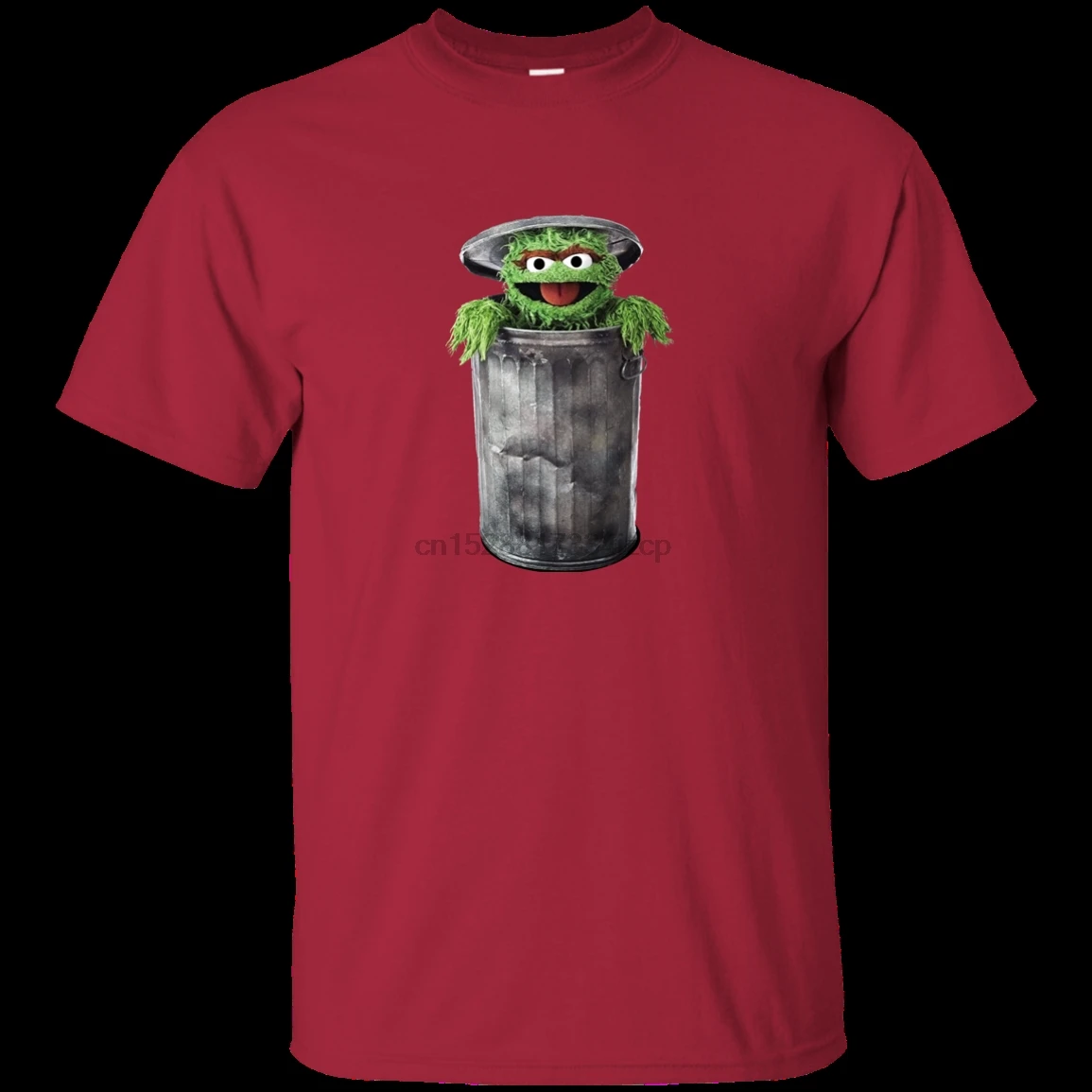 Oscar the Grouch Улица Сезам G200 Harajuku уличная Футболка мужская футболка | Мужская одежда