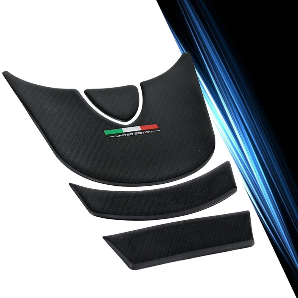 

Коврик для бака Ducati Multistrada из углеродного волокна с 3D рисунком, наклейка для топливного бака 1200 2010 11 12 13 14