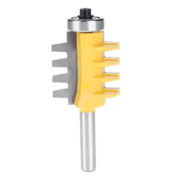 

8mm Shank T Type Cone Tenon Woodwork Milling Cutter Joint Glue Router Bit