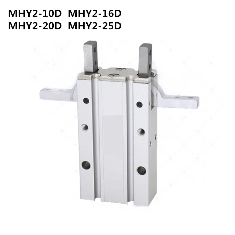 Dupla Ação Garra Pneumática Smc y tipo 180 Graus Estilo Angular Grampos de Alumínio Furo 1025 mm 1x Mhy2 10d 16d 20d 25d