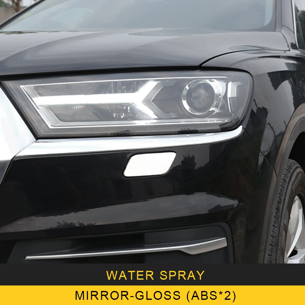 Карманго для Audi Q7 4M автомобильный Стайлинг фар защита от брызг воды накладка рамка наклейка внешние аксессуары