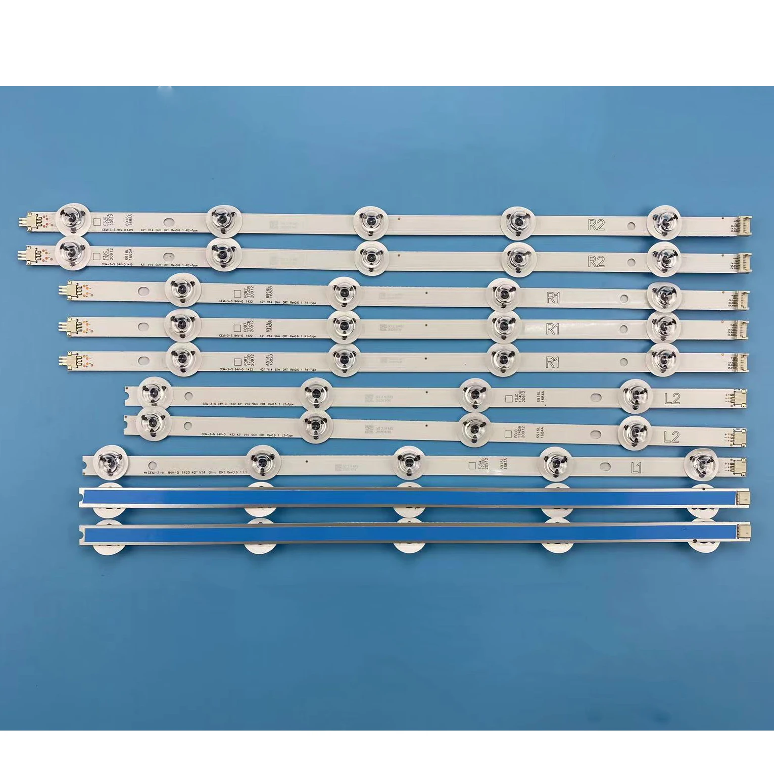 Tira Led para lg 42lb700v 42lb720v 42lb730v 42lb677v 42lb7000 42lb690v 42lb677v 42lb679v 42ly970 42lb670v-za 42lb679v-zf - Imagem 4