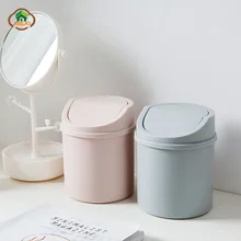 MSJO Мини мусорное ведро для утилизации Настольный маленький креативный пластиковый мусорный ящик корзина для мусора домашний стол спальня офисный контейнер для мусора мусор