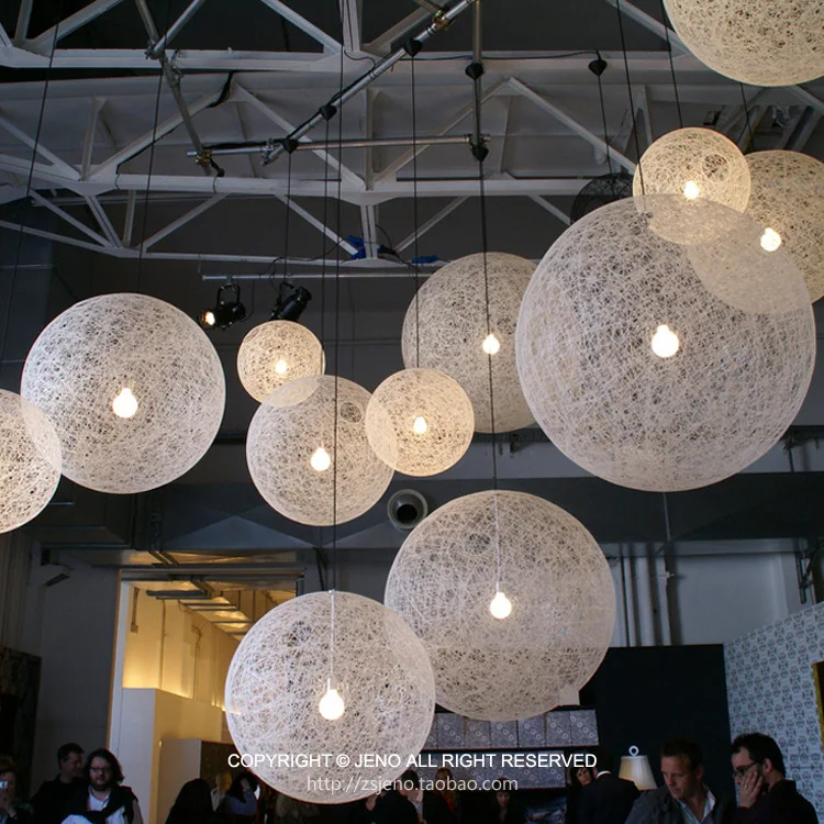 

Post-modern Single-head Restaurant Light American-Style Village Creative Retro Industrial-Style Hemp Rope Ceiling Lamp Shopping