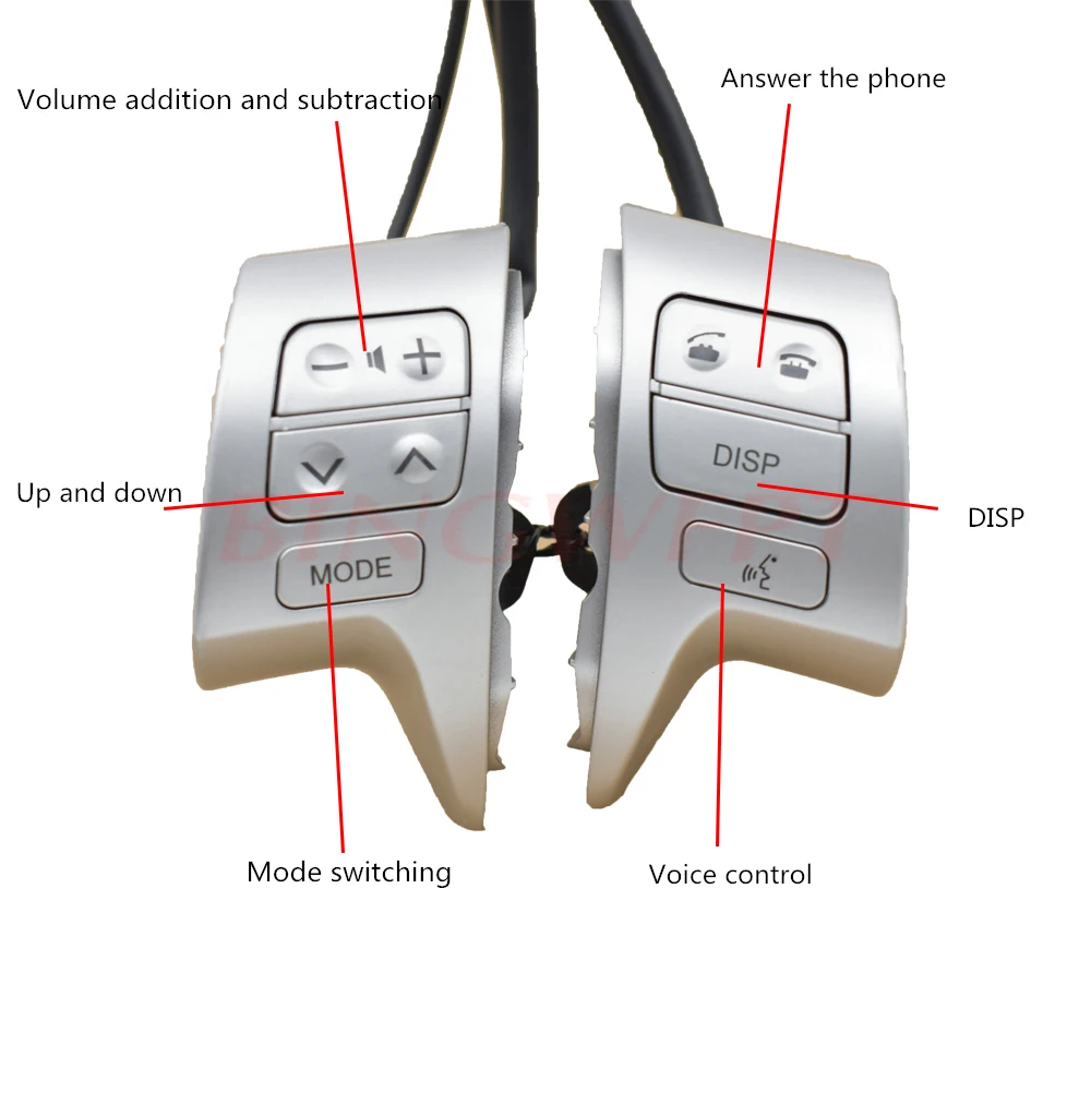 BINGWFPT регулятор громкости рулевого колеса для Toyota corolla 2007- OEM 84250-02200/12020