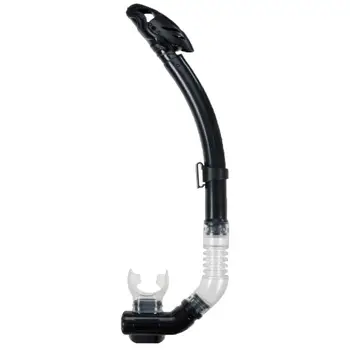 

Black Totally Dry Snorkel Set Scuba Swimming Diving Professional Snorkeling Kit