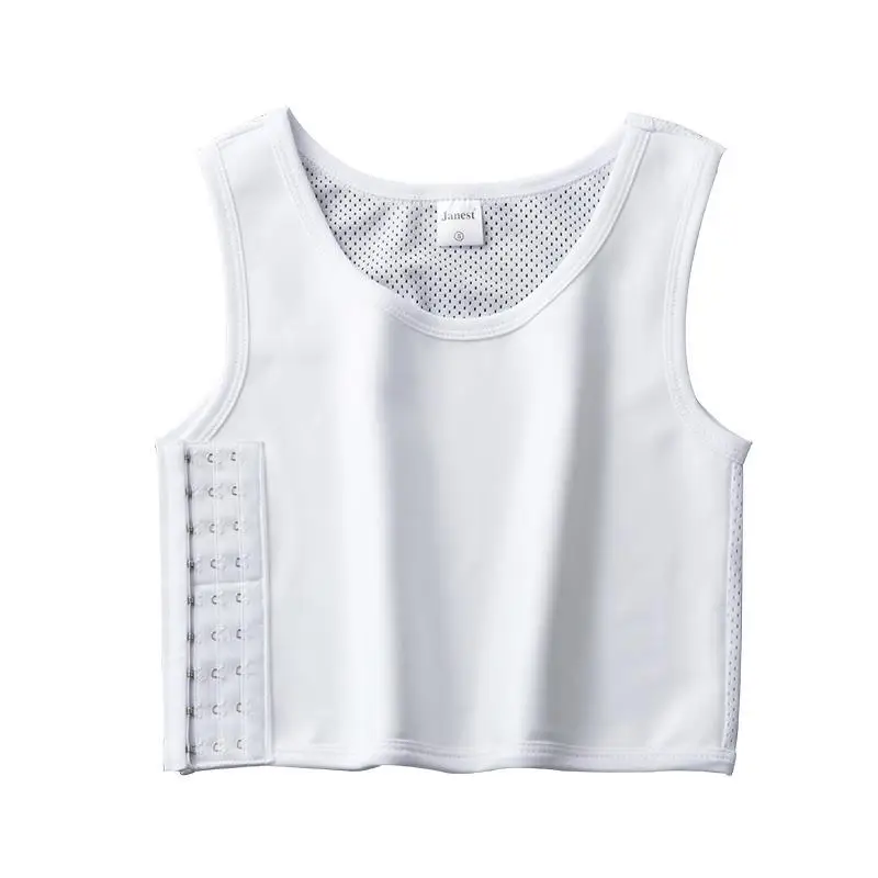 Ruoru S-6XL Strengthen Reinforced Short Corset Tomboy Lesbian Les Tank Tops Chest Shaper Breast Binder Trans Vest Underwear body shaper breast binder