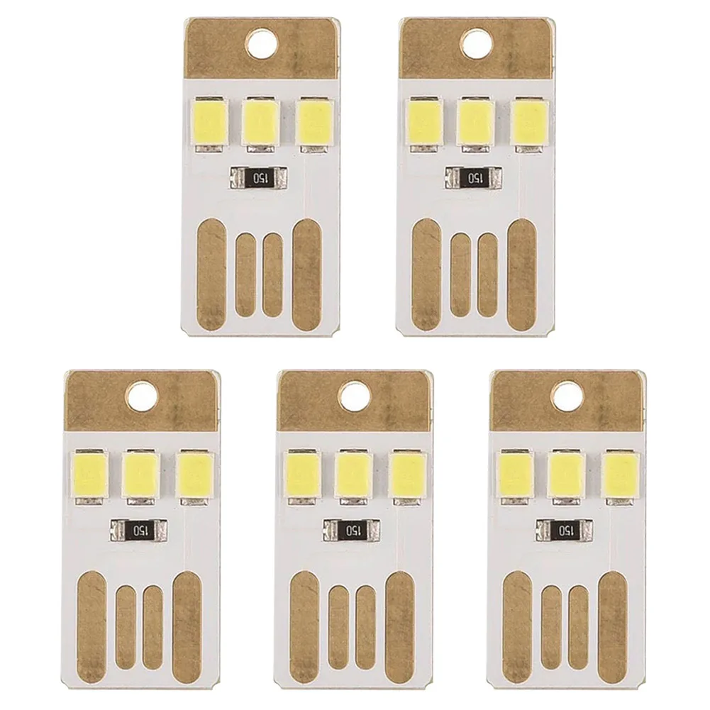 Camping Night Hiking Tent Lamp Light Outdoor Portable Energy Saving Flashlight Mini Ultra-thin Mobile USB LED Keychain Night