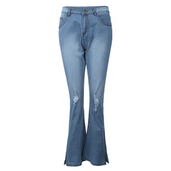 

Women High Waisted Skinny Denim Jeans Pocket Stretch Slim Button Pants Jeans jeans woman plus size high waisted jeans skinny