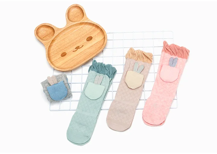 Children's Socks Hose Kneecap Climb Socks 0-2-Year-Old Baby Socks Autumn And Winter Cartoon BABY'S Socks with Cotton 80