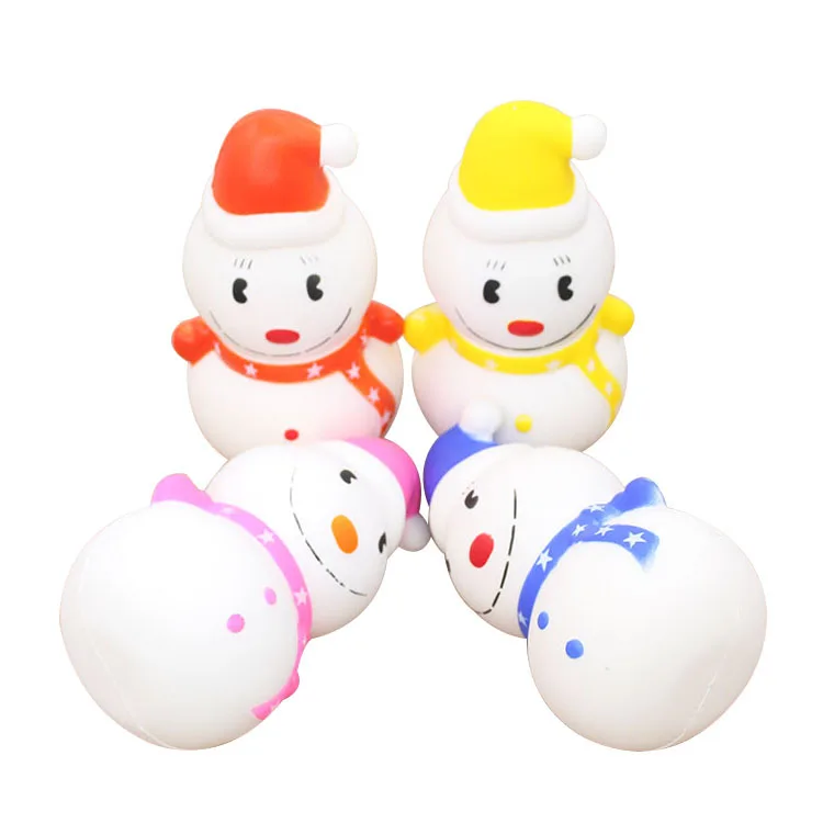 Игрушка tress Relief Squeeze Toys Рождественская игрушка снеговик PU моделирование мультфильм декомпрессионная мебель украшение Рождественская серия