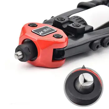

Hand Riveting Tools Set Manual Blind Rivets with Drill Bit Wrench 50pcs 4x10mm Rivets
