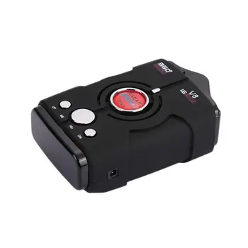 

Car Radar Detector English Russian Auto 360 Degree Vehicle V8 Speed Voice Alert V8 Radar detector