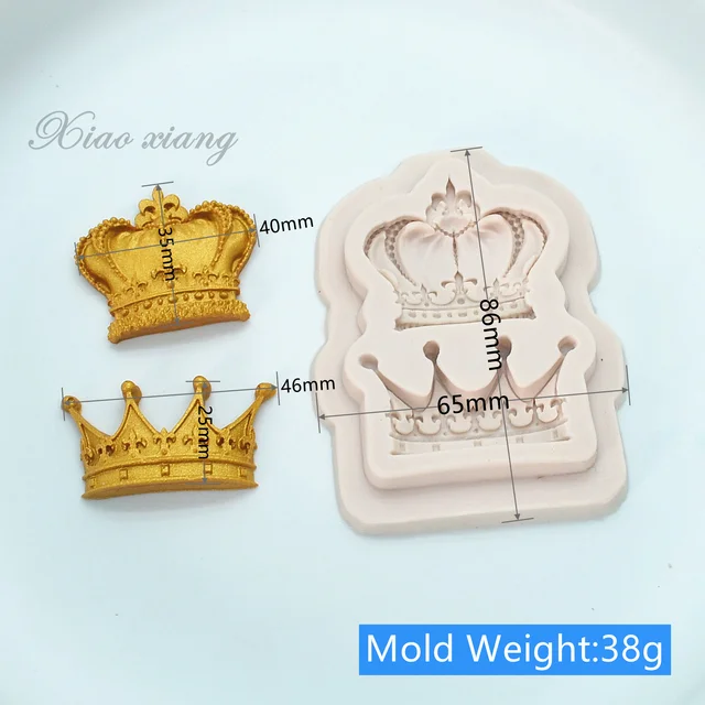Luyou Hercegnő Queen Korona 3D -S Szilikon Fondant Sütemény Formák Sütemények Díszítő Szerszámok Konyhai Sütő Kiegészítők Fm1133 - Image 2
