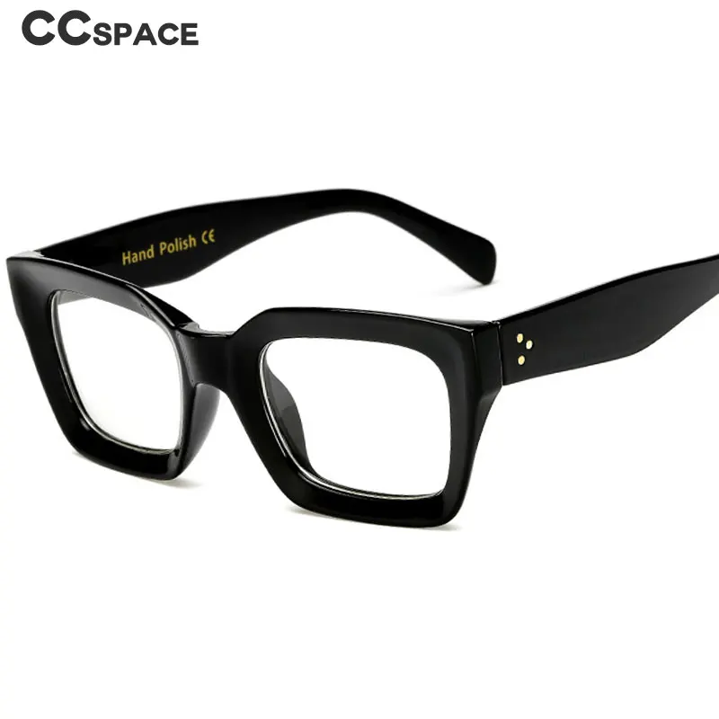 47105 квадратные оправы для очков для мужчин и женщин, модные Оптические солнцезащитные очки с заклепками
