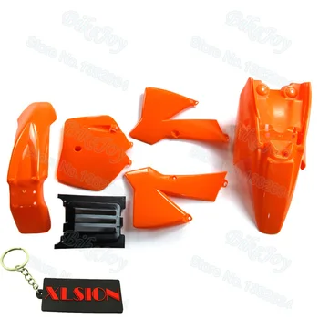 

Orange Plastic Body Fender Kit For 2003-2008 KTM 50 SX Mini Adventure Senior Adventure Junior Adventure Dirt Pit Bike