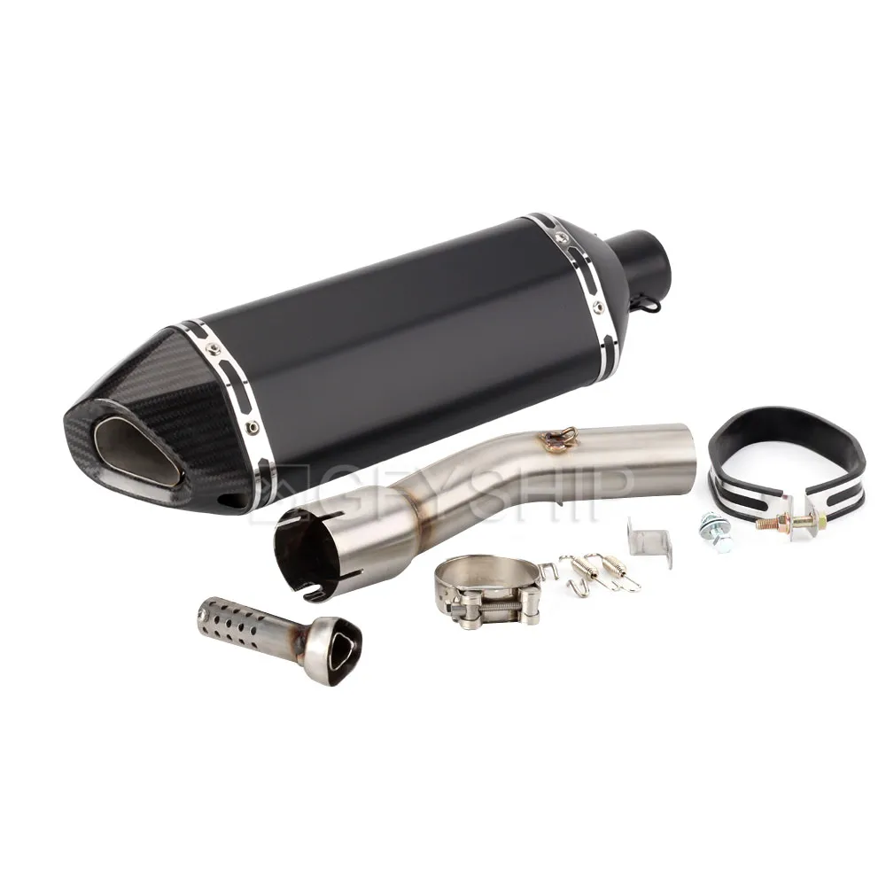 FZ 1 мотоцикл для Yamaha FZ1 FAZER FZ1 Escape Slip-on мотоцикл Akrapovic глушитель с соединительной трубой полная система - Цвет: 3