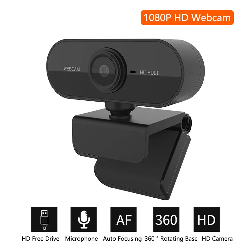 USB HD 1080P Веб-камера видео Запись Камера для настольных ПК ноутбуков С микрофоном