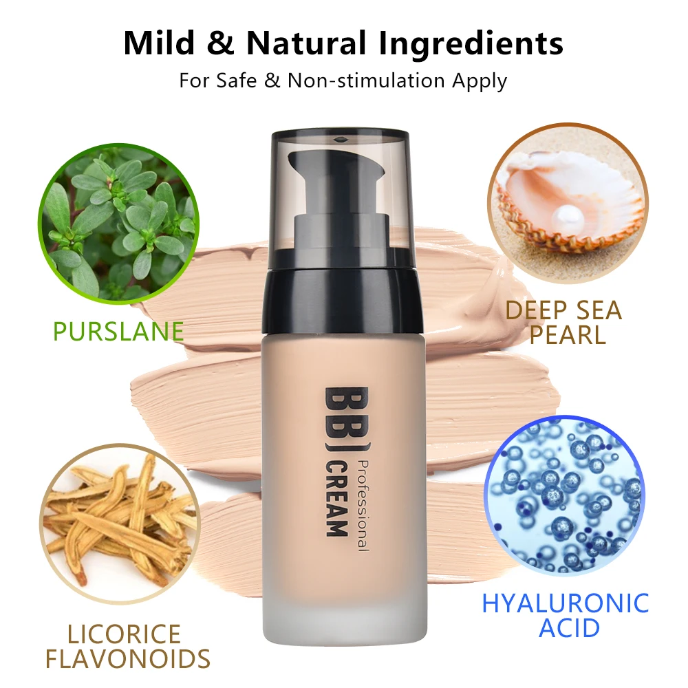 BB Cream Foundation Wheat Natural Oil Control 5 3