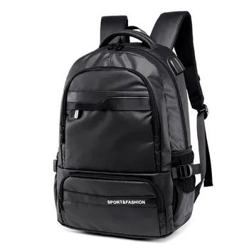 

USB Charging Port Backpack Breathable Wear Simple Oxford Cloth Bag Men's Computer Bag Trend Sports Bag B50 Mochila Feminina