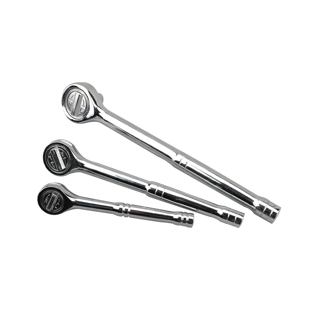 Clé à Cliquet 6,35 Mm, Clé à Douille à Dégagement Rapide à 72 Dents Avec Barre D'extension (10,2 Cm), Interrupteur Réversible, Fabriquée En Alliage