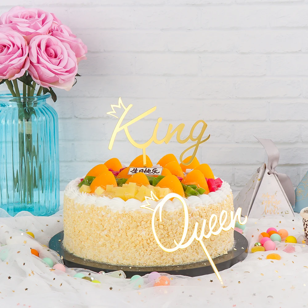 Cake Toppers Decoration Happy Birthday King Queen Prince Princess Cake Topper Cupcake Topper Home Furniture Diy Quatrok Com Br