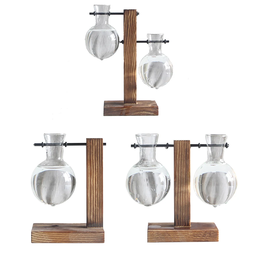 

Hydroponic Vase Vintage Desktop Plant Terrarium Planter Bulb Glass Vase Water Planting Propagation Stations Home Decoration