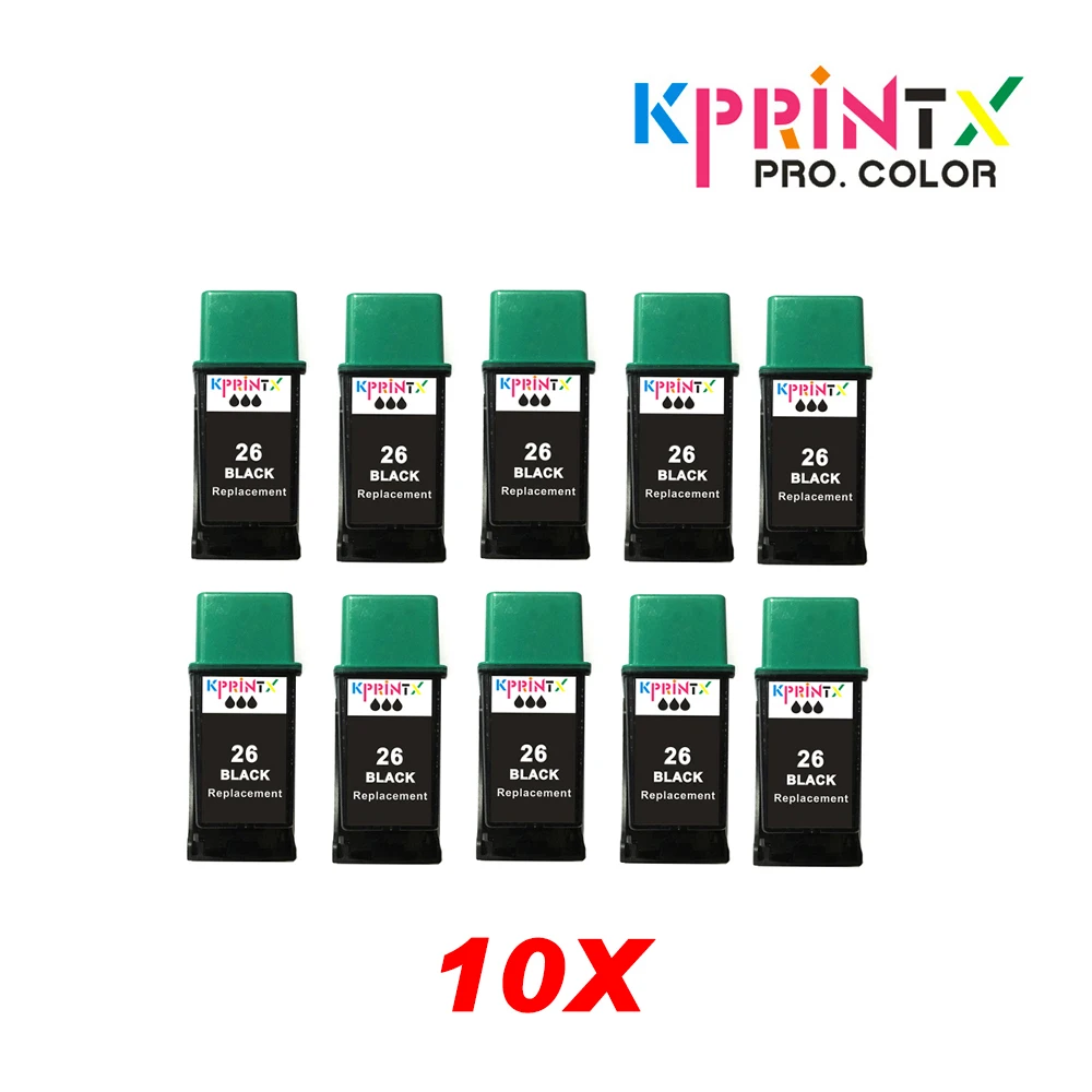 10x wholesale for ink cartridges compatible for hp26 C51626A DeskJet 200/320/340/400/500C/505K