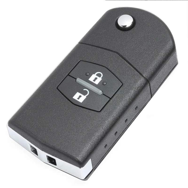 Keyecu-Upgraded-Flip-Remote-Car-Key-2-Button-433MHz-4D63-Chip-Fob-for-Mazda-2-3