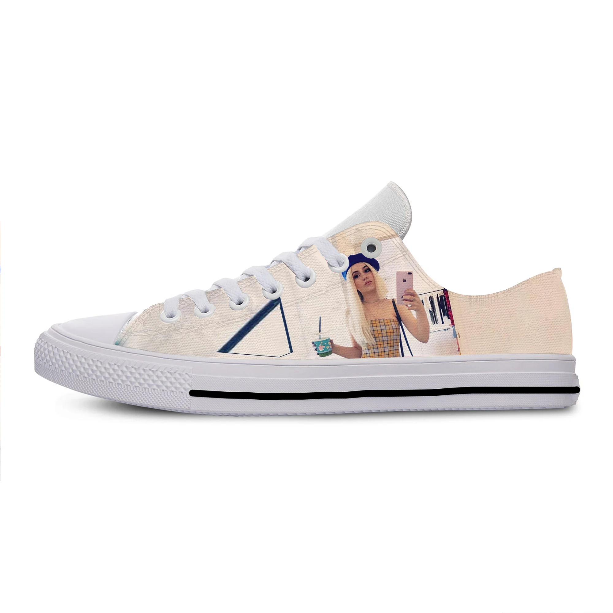 

2019 Hot Cool Fashion Pop New Summer Funny High Quality Sneakers Handiness Casual Shoes 3D Printed For Men Women Ava Max