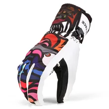 Новые женские и мужские лыжные перчатки для сноуборда, снегохода, езды на мотоцикле, горные детские зимние перчатки, ветрозащитные водонепроницаемые унисекс