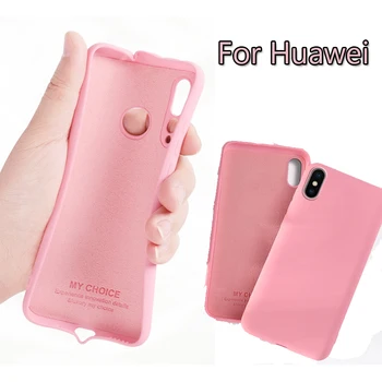 

50pcs Original Liquid Silicone Case For Huawei P30 P20 Pro Mate 20 X 10 Lite Nova 5 5i Candy Color Shockproof Protective Cover