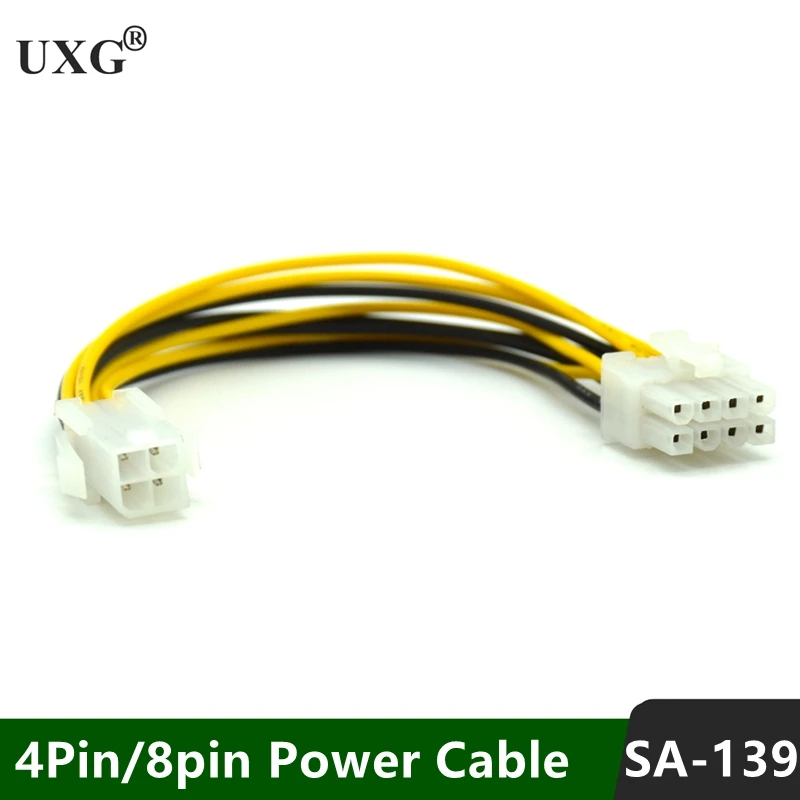 Cable Cpu Adapter 8 Pins 4 | Adapter Cpu Power 4 Pin 8 | Adapter 4pin 8pin  Power Cpu - 1 - Aliexpress