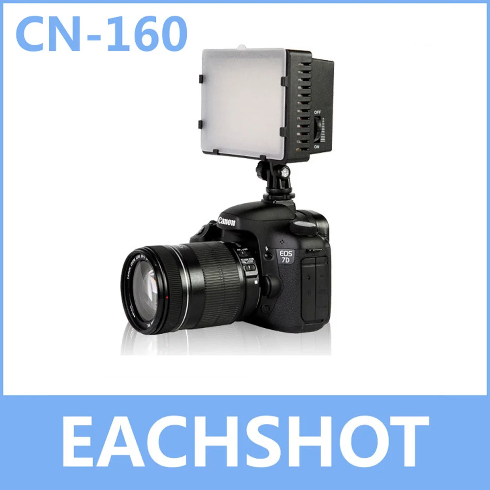 Nanguang CN-160, CN 160 СВЕТОДИОДНЫЙ Свет видеокамеры DV фото Освещение 5400K для Canon Nikon