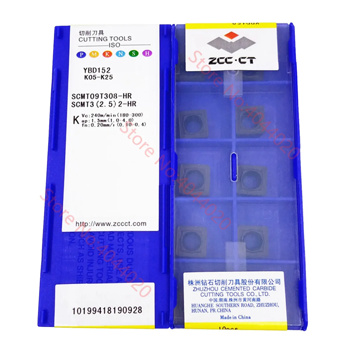

SCMT09T308-HR YBD152/SCMT120408-HR YBD152 ZCC.CT карбидные вставки 10 шт. токарные станки с ЧПУ