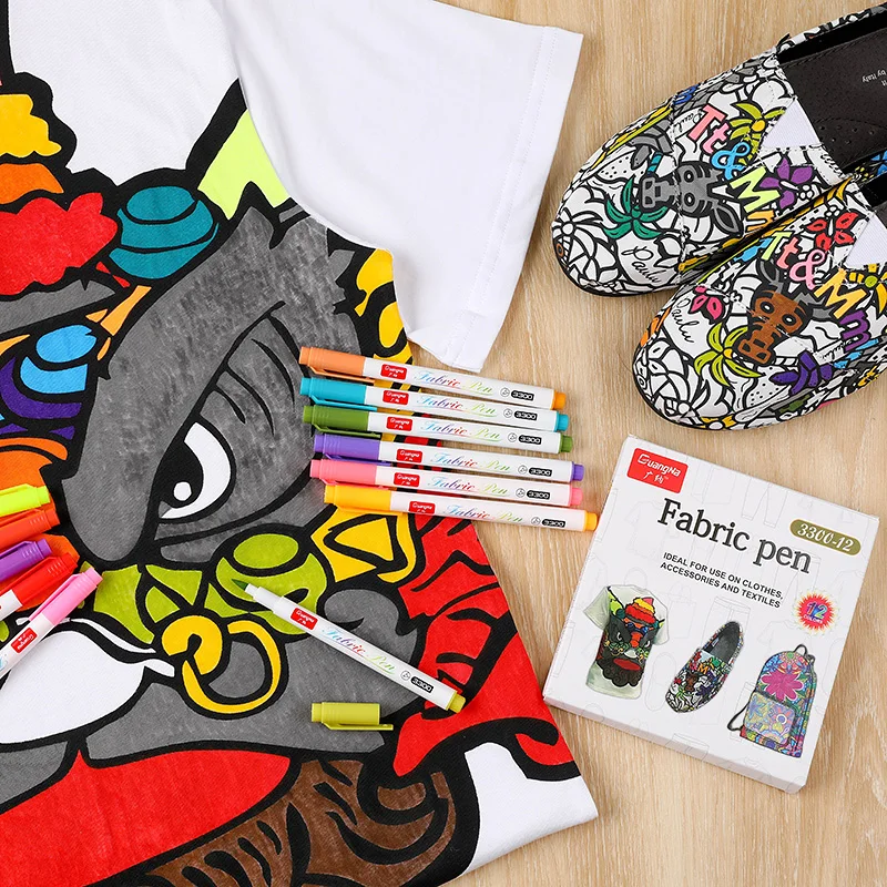 https://ae01.alicdn.com/kf/Hcadf766b45774fee94afcfbd4e321fb1g/12-24-Color-Fabric-Markers-Pens-Set-Permanent-Clothes-Textile-Marker-Fabric-Paint-Pen-Diy-Crafts.jpg