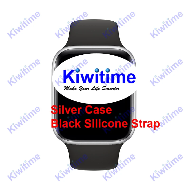KIWITIME IWO 11 gps спортивные Смарт-часы 44 мм для мужчин и женщин IWO 10 9 8 модернизированные умные часы MTK2503 для Apple iOS iPhone X Android Phone - Цвет: Silver Black