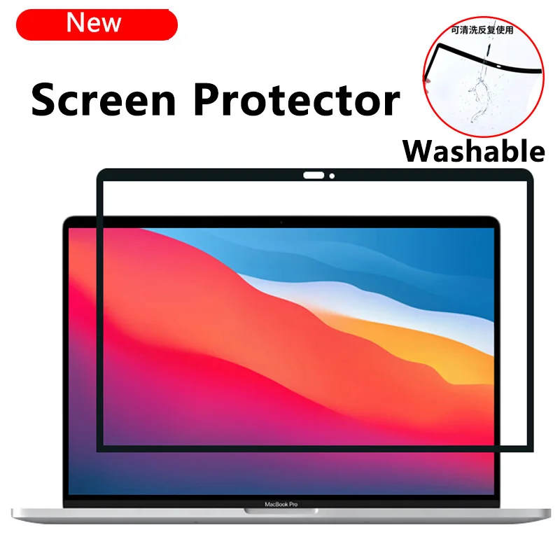 Per Il 2023 Macbook Air 15 A2941 Pro 14 16 M1 Pro A2442 Pellicola Lavabile Air Pro 13.3 Upgrade Full Frame Screen Guard Sticker Film
