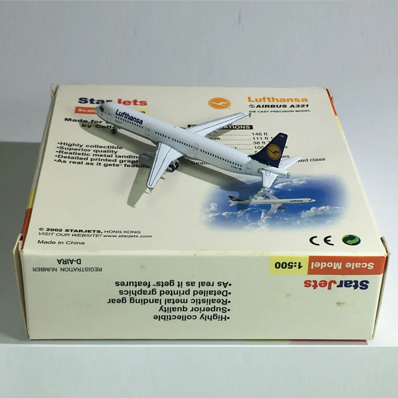 1:500 Германия авиакомпания A321 D-Aria Lufthansa модель самолета металлический статический дисплей литья под давлением коллекция друг подарок на день рождения