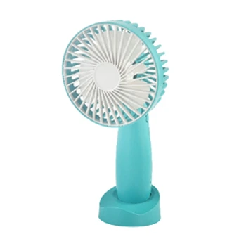 

Mini Portable USB Charging Fan Rotating Handheld Desktop Cooling Fan Cooler Mobile Phone Holder Supplies