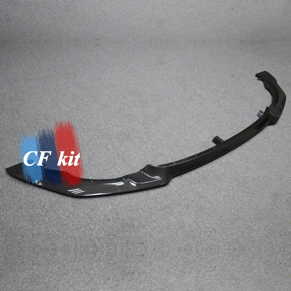 CF Kit CS style передний бампер из настоящего углеродного волокна для BMW M3 M4 F80 F82 F83 спойлер для автомобиля