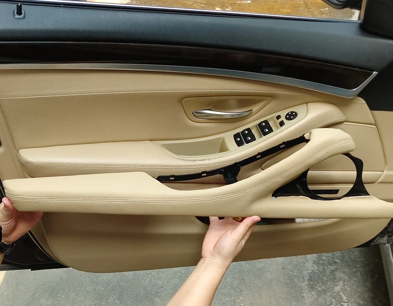 Left Hand Drive Car Driver Side Leather Outer Frame Armrest Support for