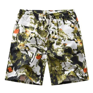Print Men Shorts Summer Holiday Beach 
