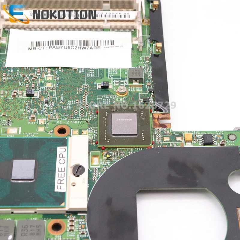 NOKOTION 460716-001 448596-001 для hp DV2000 V3000 материнская плата для ноутбука G86-631-A2 обновления графического процессора