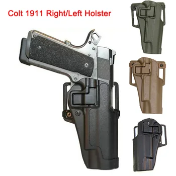 

Tactical Right/Left Hand Gun Holster for Colt 1911 Pistol Case Airsoft Military Combat Gun Carry Case Waist Hunting Accessories