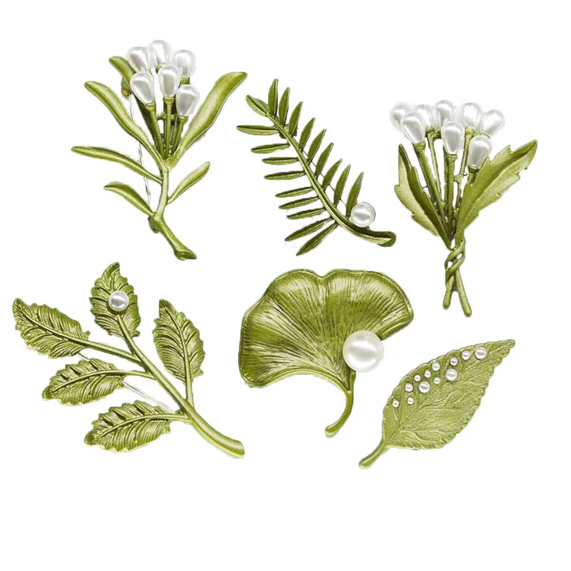 

CSxjd Vintage brooch jewelry pearl Calla lily branches brooches in pin costume or women's scarf