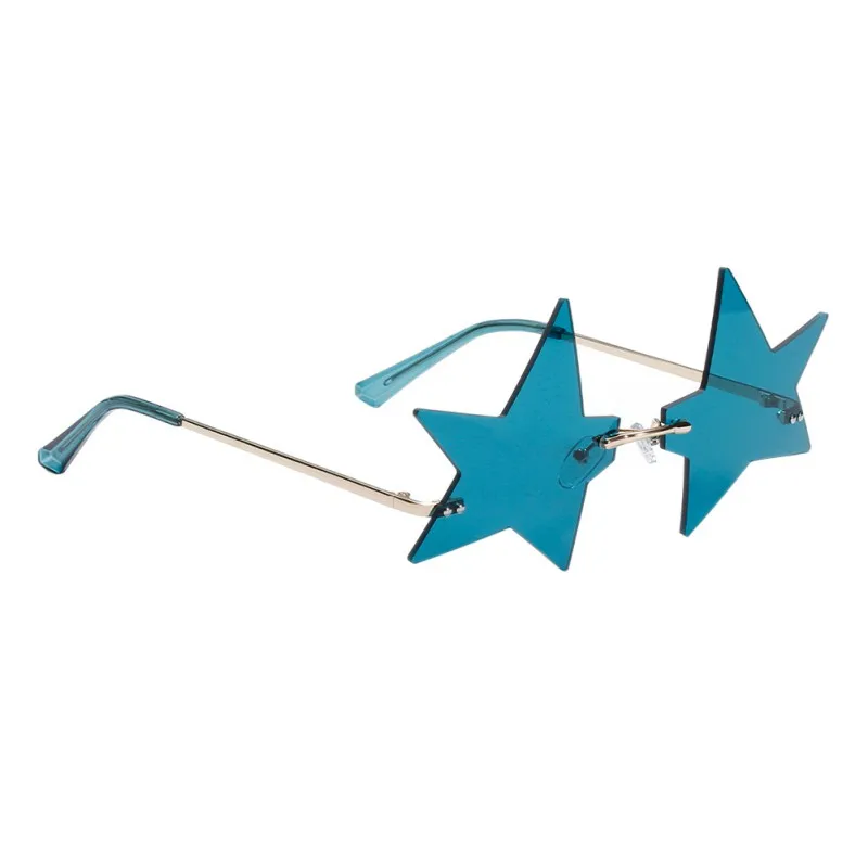 

Korean Style Personalized Decorative Borderless Five-Pointed Star Design Sunglasses Eyewear