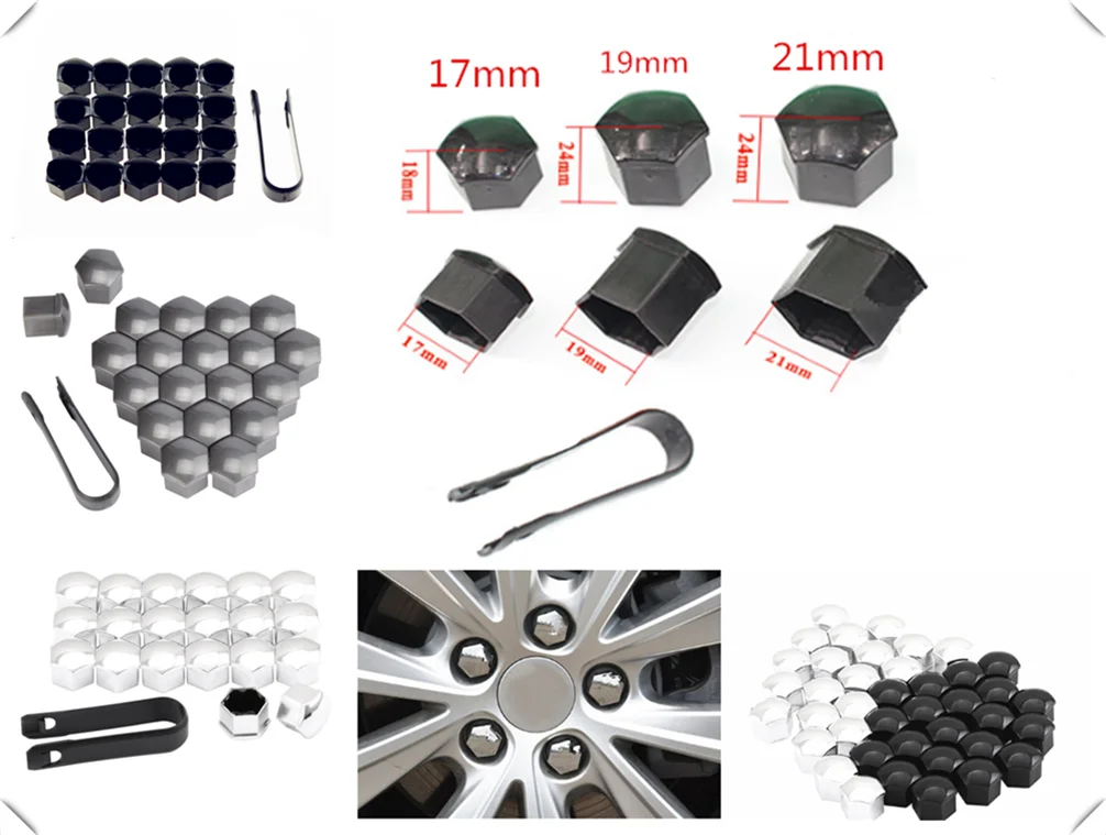 17 19 21MM car accessories wheel cover screw protection nut dustproof for Chevrolet Trailblazer Onix Tru Orlando Code Captiva