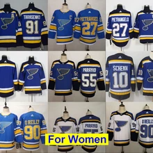 Все новые женские свитера с изображением св. Луи, Тарасенко, биннингтона, Райана О 'Рейли, Alex Pietrangelo Colton Parayko Jaden Schwartz