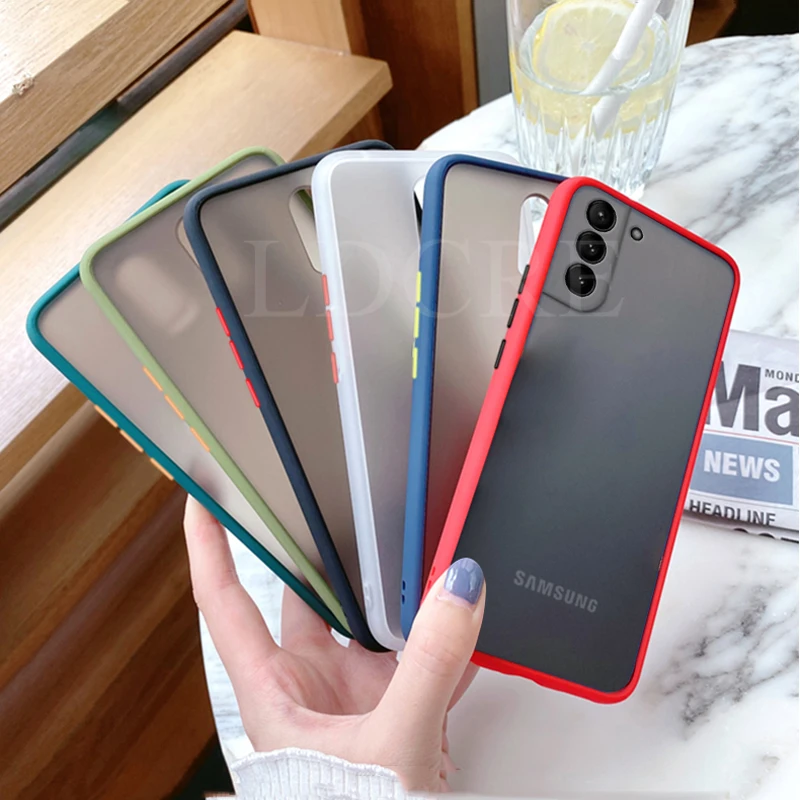 Per Samsung Galaxy Note 10 Caso Di Lite Cornice Opaca Armatura Della Pelle Sentire Caso Per S10 Lite 2020 Della Copertura Di Caso Per Galaxy Note 10 N